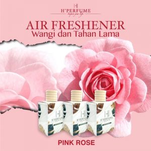 Pink Rose Air Freshener